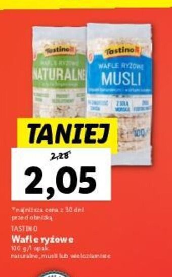Lidl Wafle ryżowe 100 g oferta
