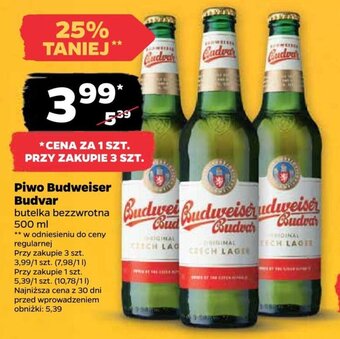 Netto Piwo Budweiser Budvar 500 ml oferta