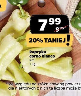 Netto Papryka corno bianco luz 1 kg oferta