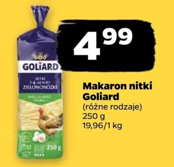 Netto Makaron nitki Goliard 250 g oferta