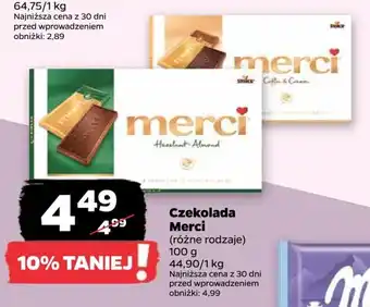 Netto Czekolada Merci 100 g oferta