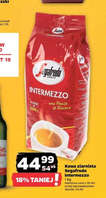 Kawa ziarnista segafredo intermezzo