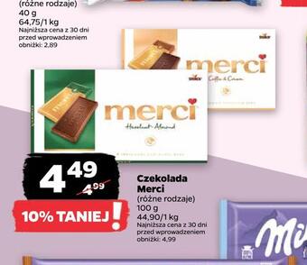 Netto Czekolada merci oferta