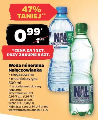 Netto Woda mineralna nałęczowianka oferta