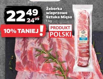 Netto Żeberka wieprzowe sztuka mięsa oferta
