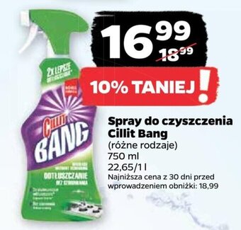 Netto Spray do czyszczenia Cillit Bang 750 ml oferta