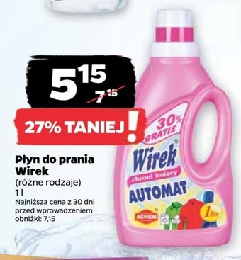 Netto Płyn do prania Wirek 1 l oferta