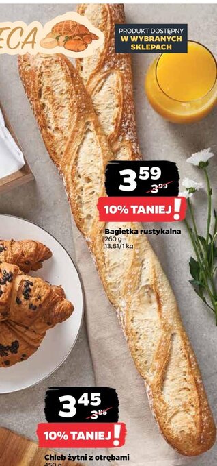 Netto Bagietka rustykalna 260 g oferta