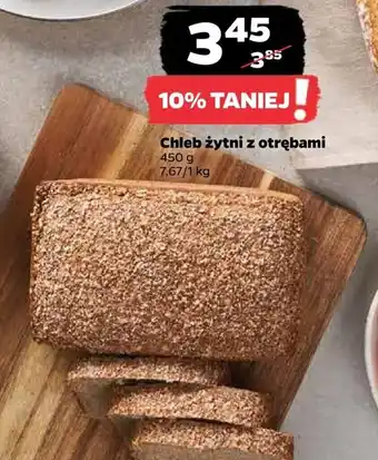 Netto Chleb żytni z otrębami 450 g oferta