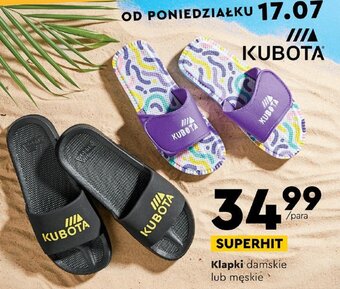 Biedronka Klapki damskie lub męskie oferta