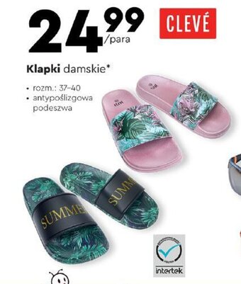 Biedronka Klapki damskie oferta