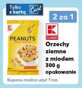 Kaufland Orzechy ziemne z miodem 300 g oferta