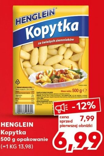 Kaufland HENGLEIN Kopytka 500 g oferta