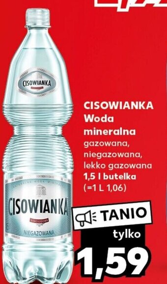 Kaufland CISOWIANKA Woda mineralna 1,5 l oferta