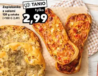 Kaufland Zapiekanka z salami 120 g sztuka oferta