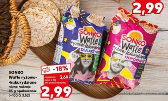 Kaufland SONKO Wafle ryżowo-kukurydziane 85 g oferta
