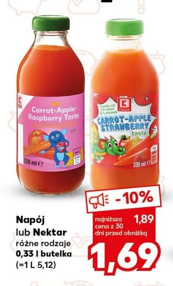 Kaufland Napój lub Nektar 0,33 l oferta
