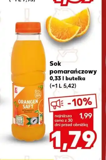 Kaufland Sok pomarańczowy 0,33 I oferta