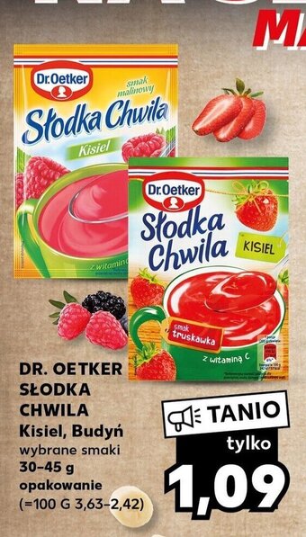 Kaufland DR. OETKER SŁODKA CHWILA Kisiel, Budyń 30-45 g oferta