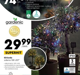 Biedronka Girlanda solarna 100 LED oferta