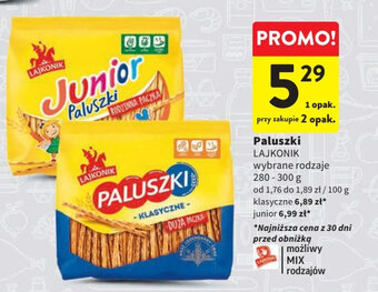 Intermarche Paluszki LAJKONIK 280-300 g oferta