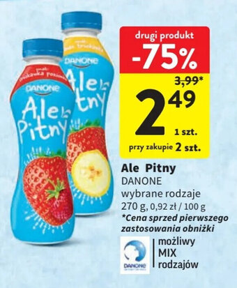 Intermarche Ale Pitny DANONE 270 g oferta