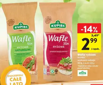 Intermarche Wafle ryżowe KUPIEC 90 g oferta