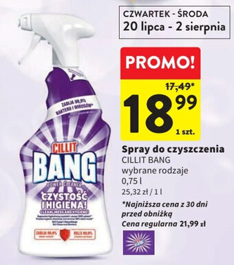 Intermarche Spray do czyszczenia CILLIT BANG 0,75l oferta