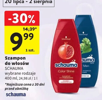 Intermarche Szampon do włosów SCHAUMA 400ml oferta