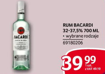 RUM BACARDI 32-37,5% 700 ML