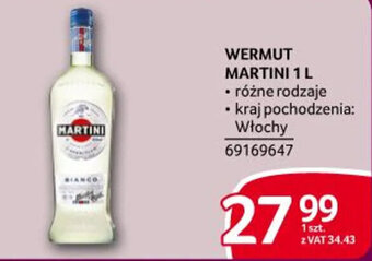 Selgros WERMUT MARTINI 1 L oferta