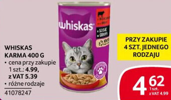 Selgros WHISKAS KARMA 400 G oferta