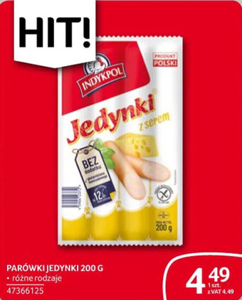 Selgros PARÓWKI JEDYNKI 200 G oferta