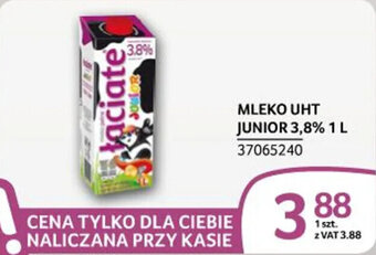 Selgros MLEKO UHT JUNIOR 3,8% 1 L oferta