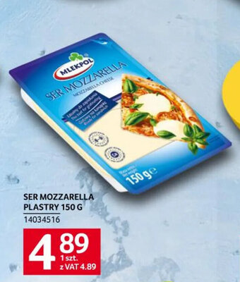 Selgros SER MOZZARELLA PLASTRY 150 G oferta