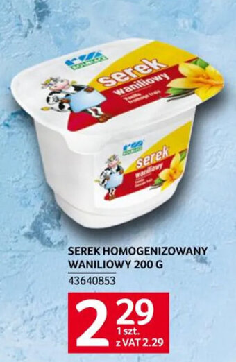 Selgros SEREK HOMOGENIZOWANY WANILIOWY 200 G oferta