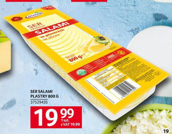 Selgros SER SALAMI PLASTRY 800 G oferta