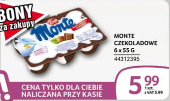 Selgros MONTE CZEKOLADOWE 6 x 55 G oferta