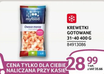 Selgros KREWETKI GOTOWANE 31-40 400 G oferta