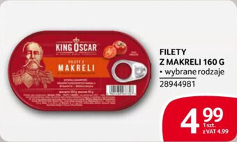 Selgros FILETY Z MAKRELI 160 G oferta