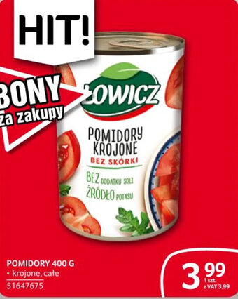 Selgros POMIDORY 400 G oferta