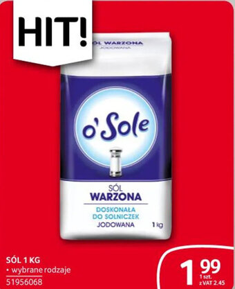 Selgros SÓL 1 KG oferta