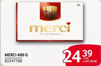 Selgros MERCI 400 G oferta