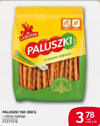 Selgros PALUSZKI 150-200 G oferta
