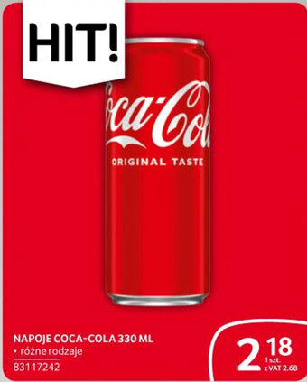 Selgros NAPOJE COCA-COLA 330 ML oferta