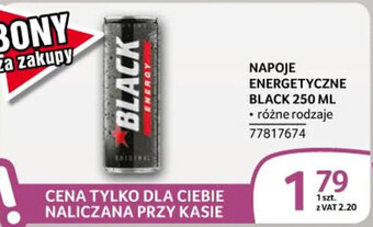 Selgros NAPOJE ENERGETYCZNE BLACK 250 ML oferta