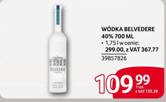 Selgros WÓDKA BELVEDERE 40% 700 ML oferta