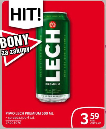 Selgros PIWO LECH PREMIUM 500 ML oferta
