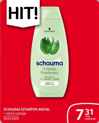 Selgros SCHAUMA SZAMPON 400 ML oferta