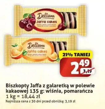 Sedal Biszkopty Jaffa z galaretką w polewie kakaowej 135 g: wiśnia, pomarańcza oferta